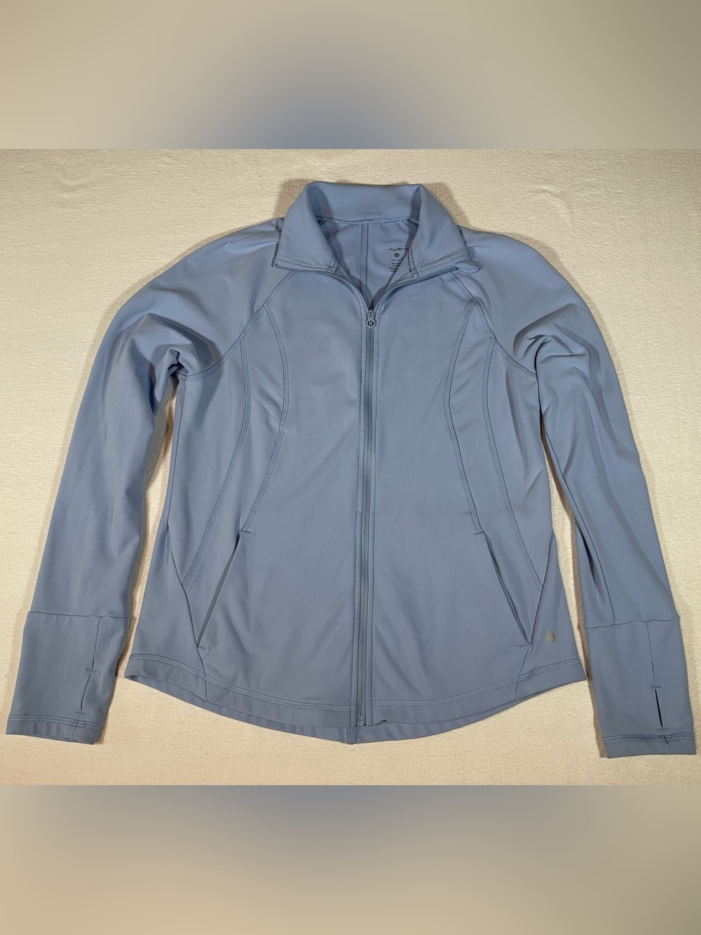 Layer 8 Light Blue Full-Zip Activewear Jacket Women’s Small
